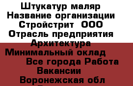 Штукатур-маляр › Название организации ­ Стройстрит, ООО › Отрасль предприятия ­ Архитектура › Минимальный оклад ­ 40 000 - Все города Работа » Вакансии   . Воронежская обл.,Воронеж г.